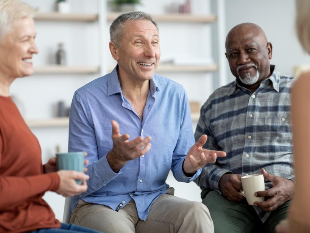 Inwoners overleggen met elkaar